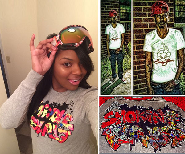 Collage of Custom T-shirts